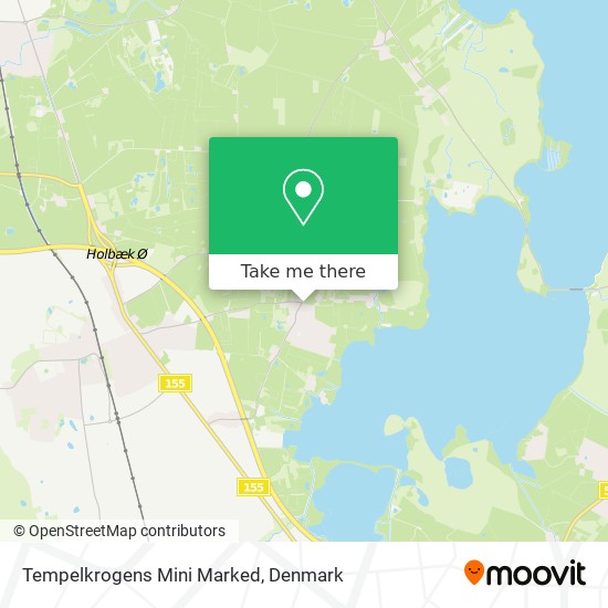 Tempelkrogens Mini Marked map