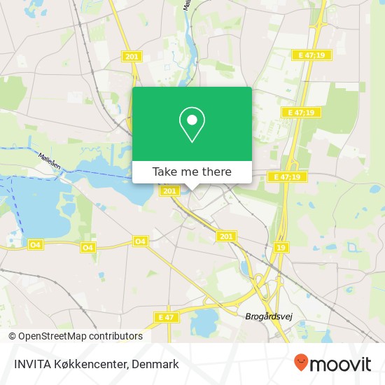 INVITA Køkkencenter map