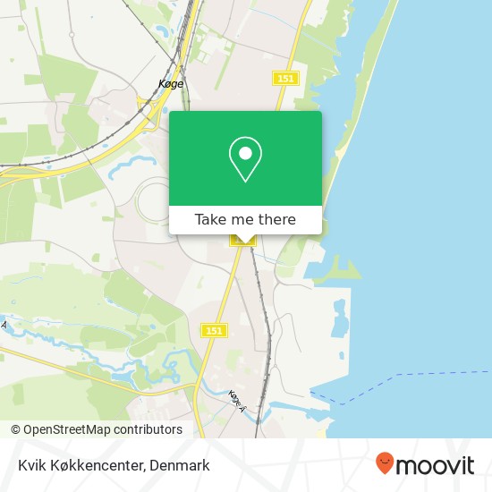 Kvik Køkkencenter map