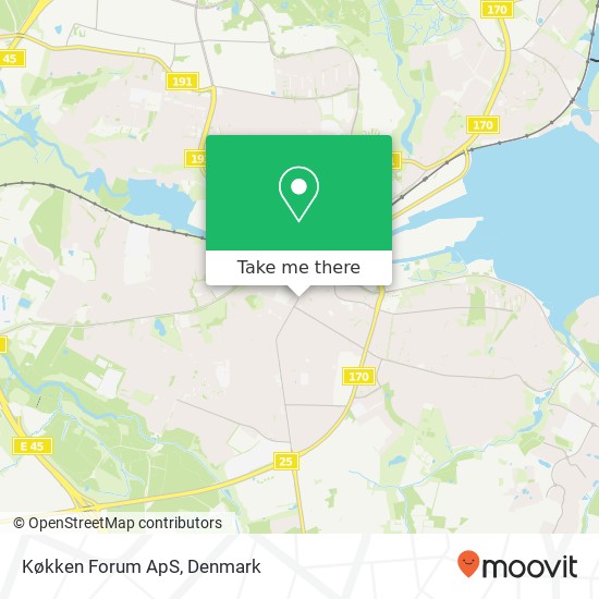 Køkken Forum ApS map