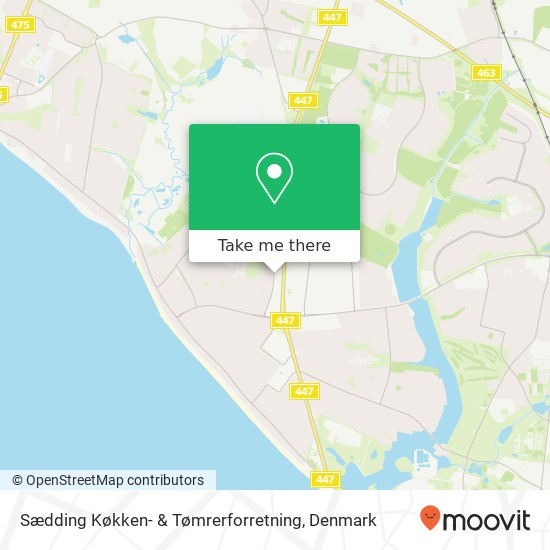 Sædding Køkken- & Tømrerforretning map