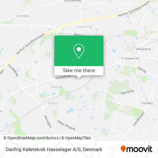 Danfrig Køleteknik Hasselager A / S map
