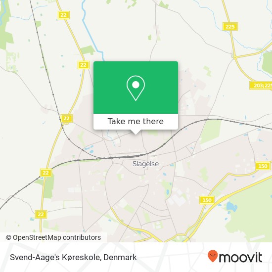 Svend-Aage's Køreskole map