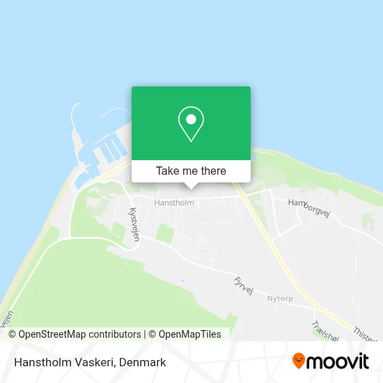 Hanstholm Vaskeri map