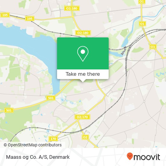 Maass og Co. A/S map