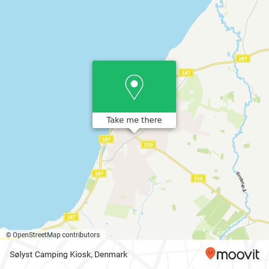 Sølyst Camping Kiosk map