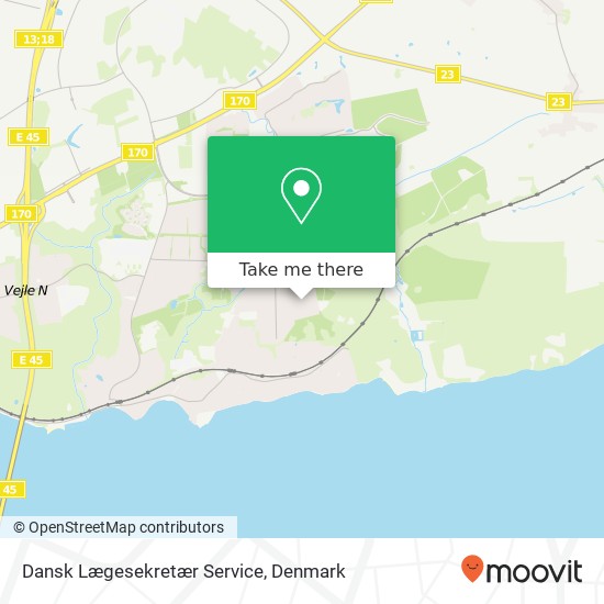 Dansk Lægesekretær Service map