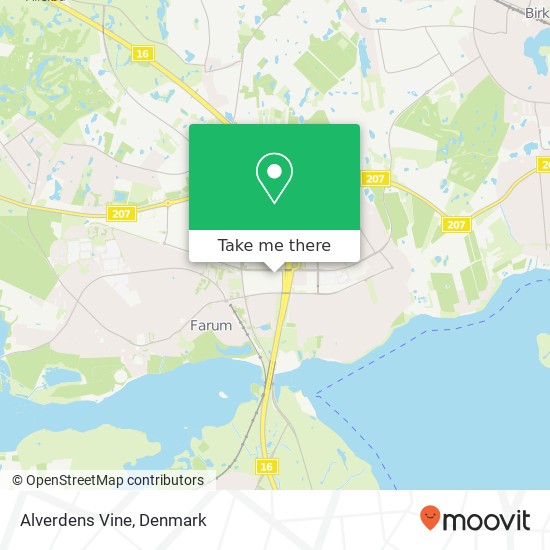 Alverdens Vine map