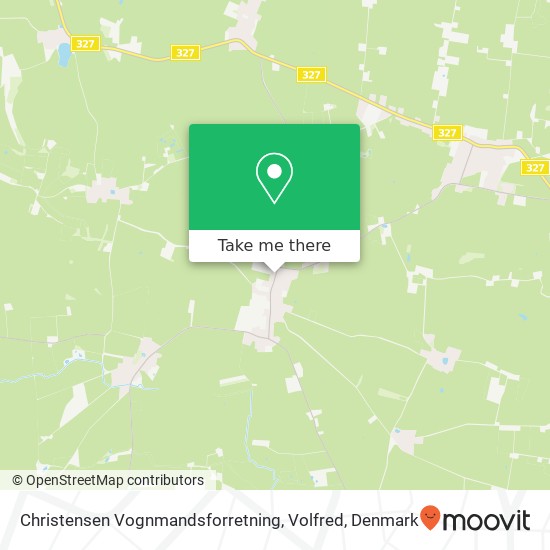 Christensen Vognmandsforretning, Volfred map