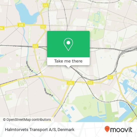 Halmtorvets Transport A/S map