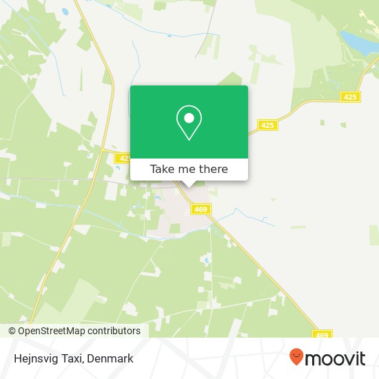 Hejnsvig Taxi map