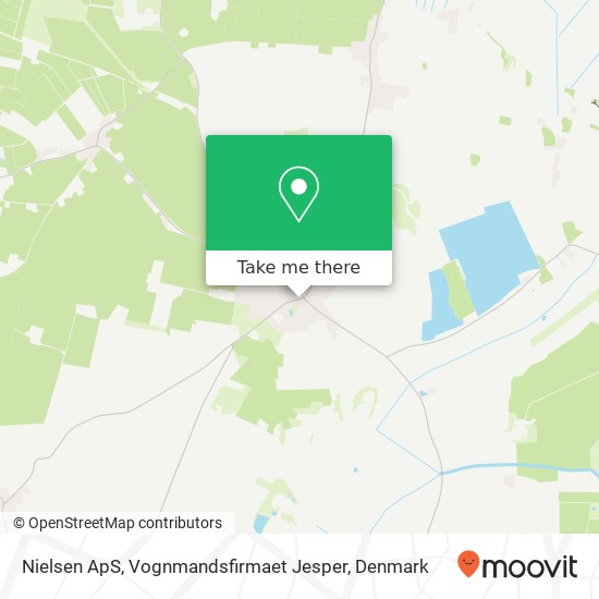 Nielsen ApS, Vognmandsfirmaet Jesper map