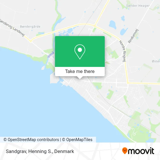 Sandgrav, Henning S. map