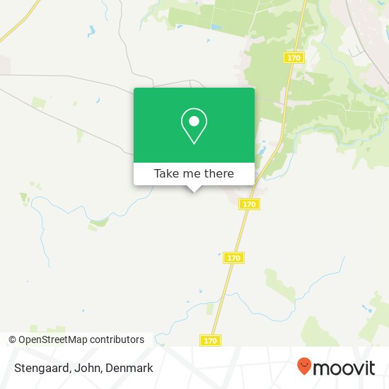 Stengaard, John map