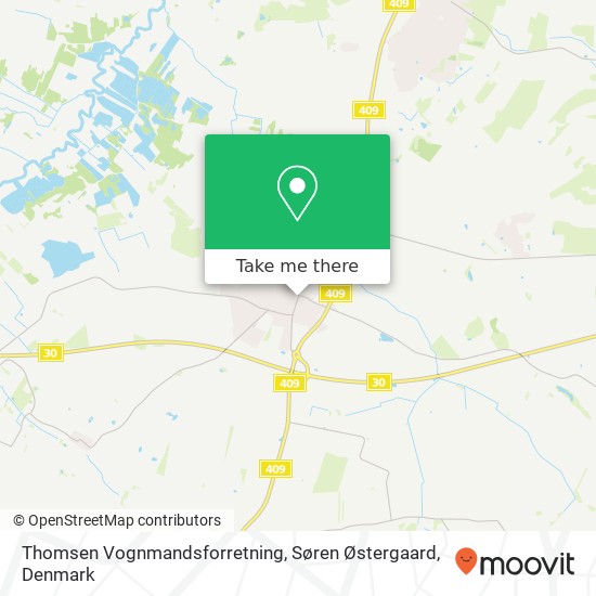 Thomsen Vognmandsforretning, Søren Østergaard map