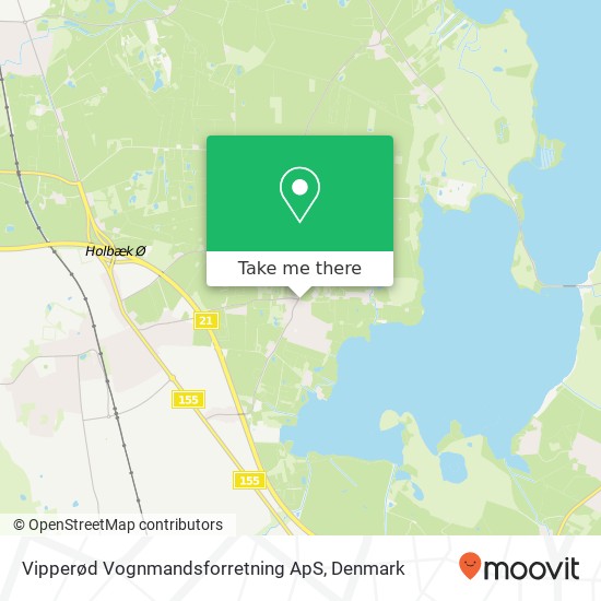 Vipperød Vognmandsforretning ApS map