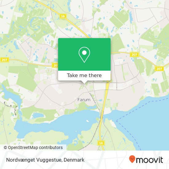 Nordvænget Vuggestue map