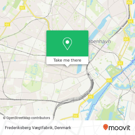 Frederiksberg Vægtfabrik map