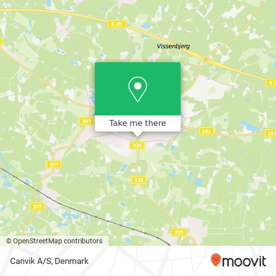 Canvik A/S map