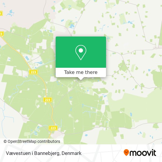 Vævestuen i Bannebjerg map