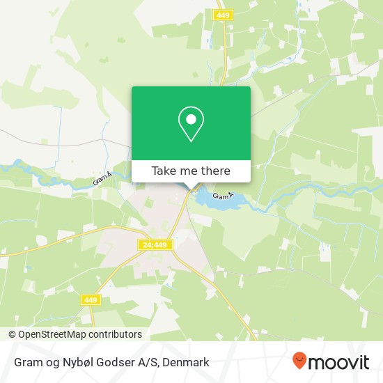 Gram og Nybøl Godser A/S map
