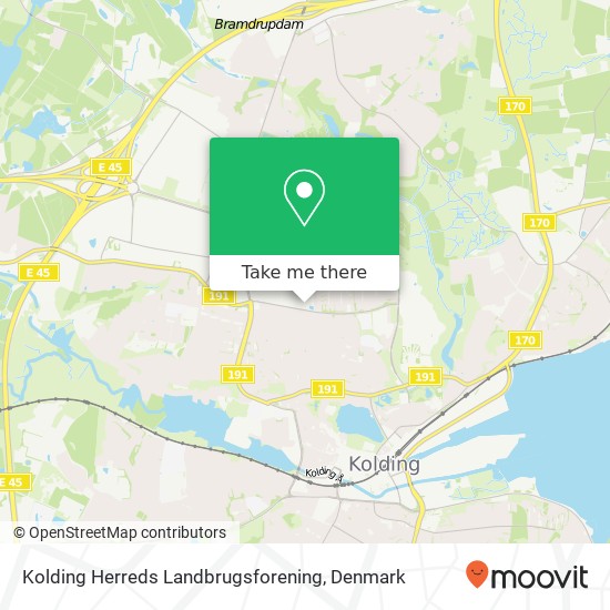 Kolding Herreds Landbrugsforening map