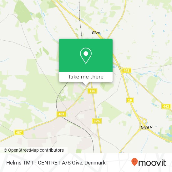 Helms TMT - CENTRET A/S Give map