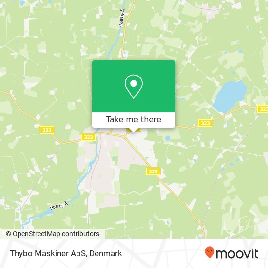 Thybo Maskiner ApS map