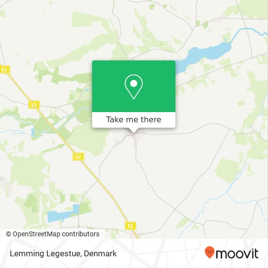 Lemming Legestue map