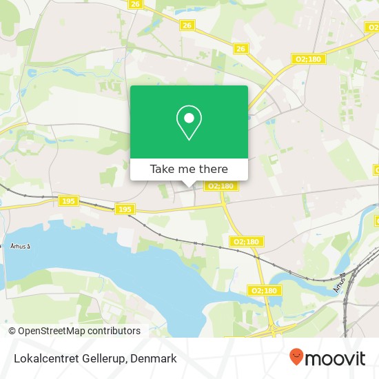 Lokalcentret Gellerup map