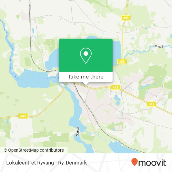 Lokalcentret Ryvang - Ry map