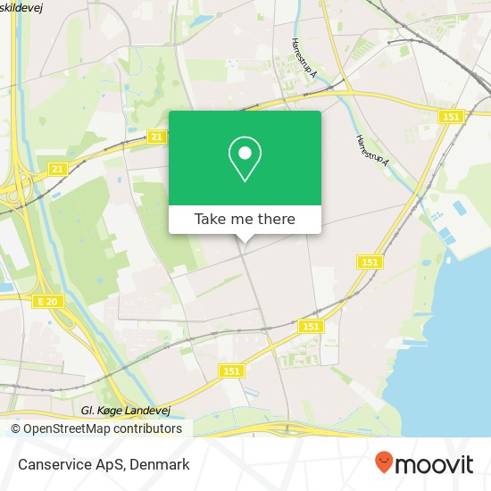 Canservice ApS map