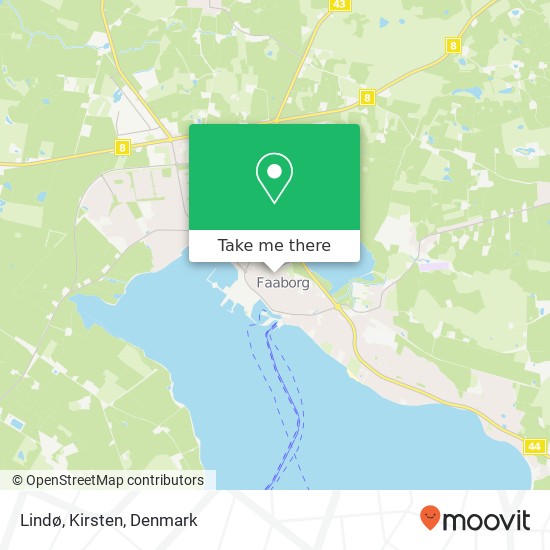 Lindø, Kirsten map