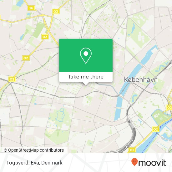 Togsverd, Eva map