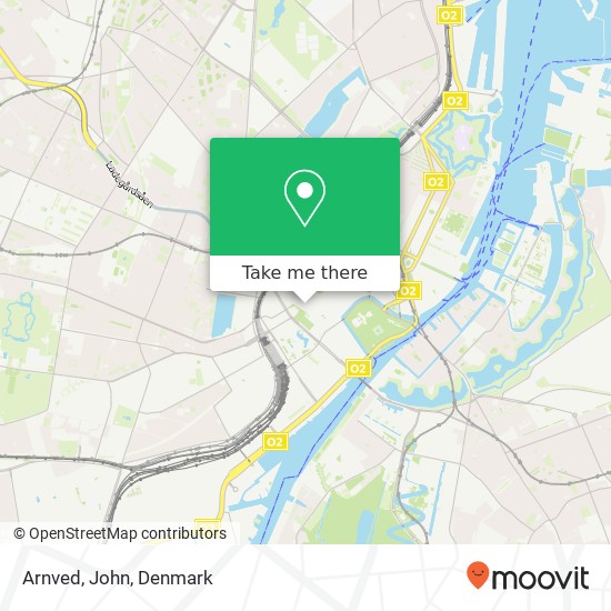 Arnved, John map