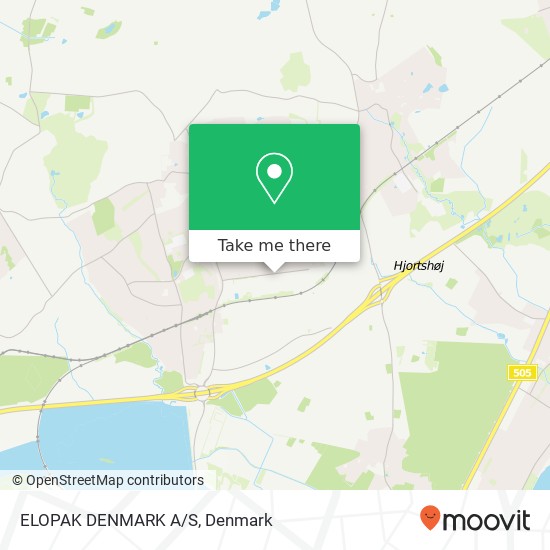 ELOPAK DENMARK A/S map