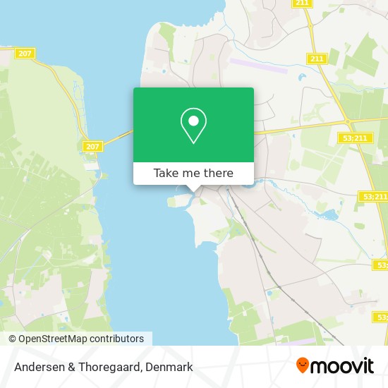 Andersen & Thoregaard map