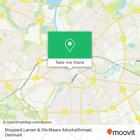 Bisgaard Larsen & Ole Maare Advokatfirmaet map