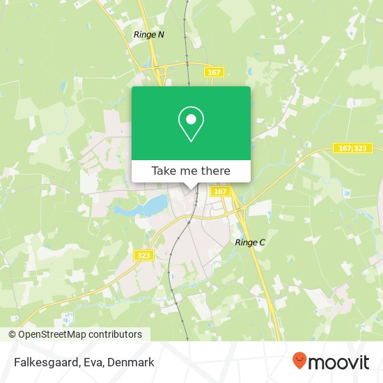 Falkesgaard, Eva map