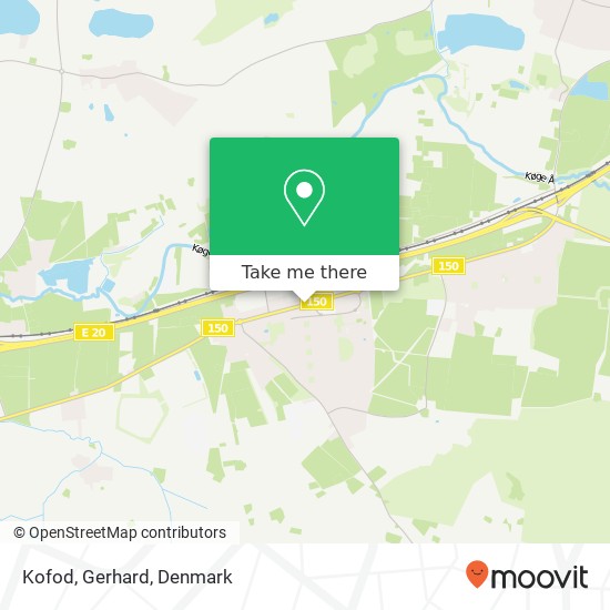 Kofod, Gerhard map