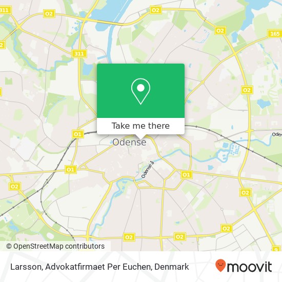 Larsson, Advokatfirmaet Per Euchen map