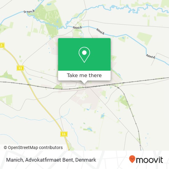 Manich, Advokatfirmaet Bent map