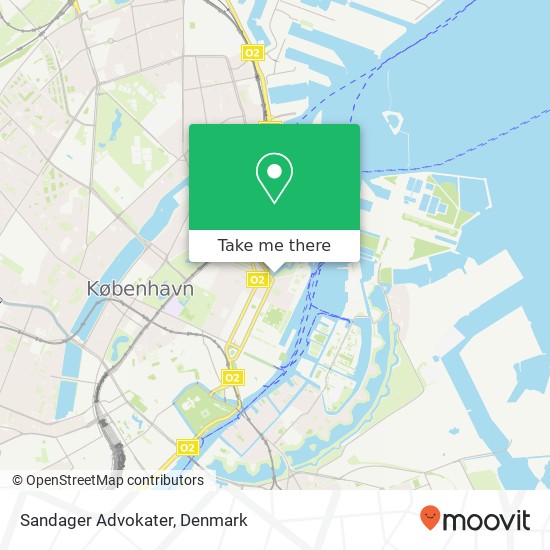 Sandager Advokater map