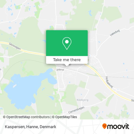 Kaspersen, Hanne map