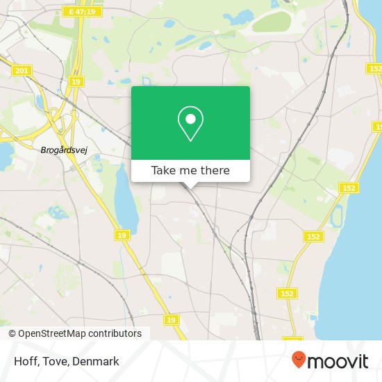 Hoff, Tove map