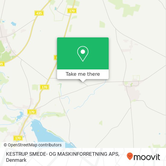 KESTRUP SMEDE- OG MASKINFORRETNING APS map