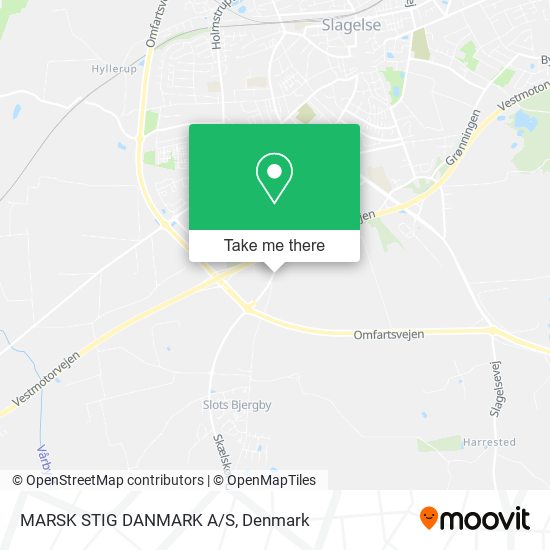How to get to MARSK STIG DANMARK A/S in Slagelse by Bus or