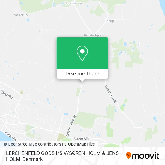 LERCHENFELD GODS I / S V / SØREN HOLM & JENS HOLM map