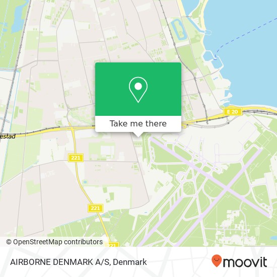 AIRBORNE DENMARK A/S map