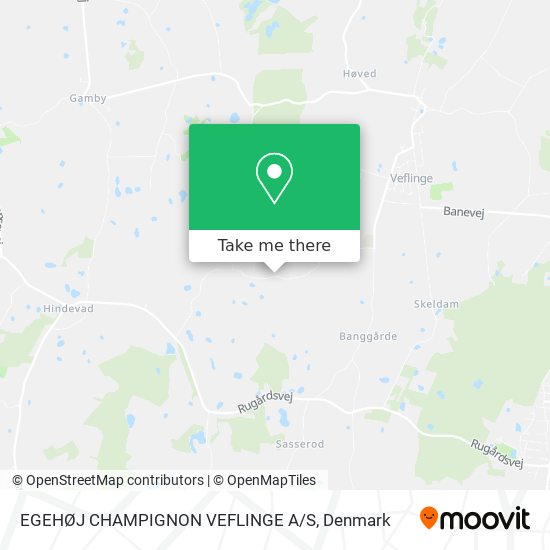 EGEHØJ CHAMPIGNON VEFLINGE A/S map